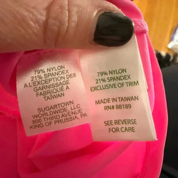 Lilly Pulitzer Pink Long Sleeve Top - Picture 5 of 5